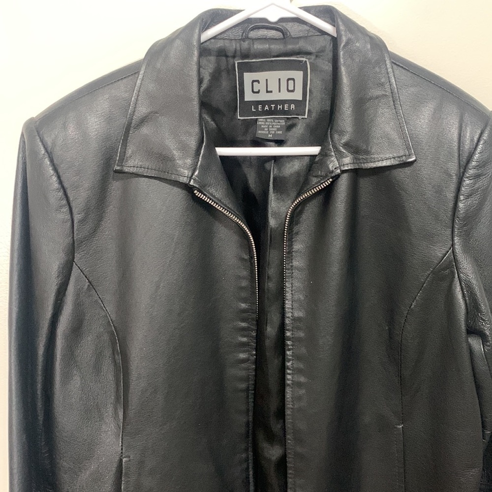 Clio Leather Jacket Size Medium - image 2